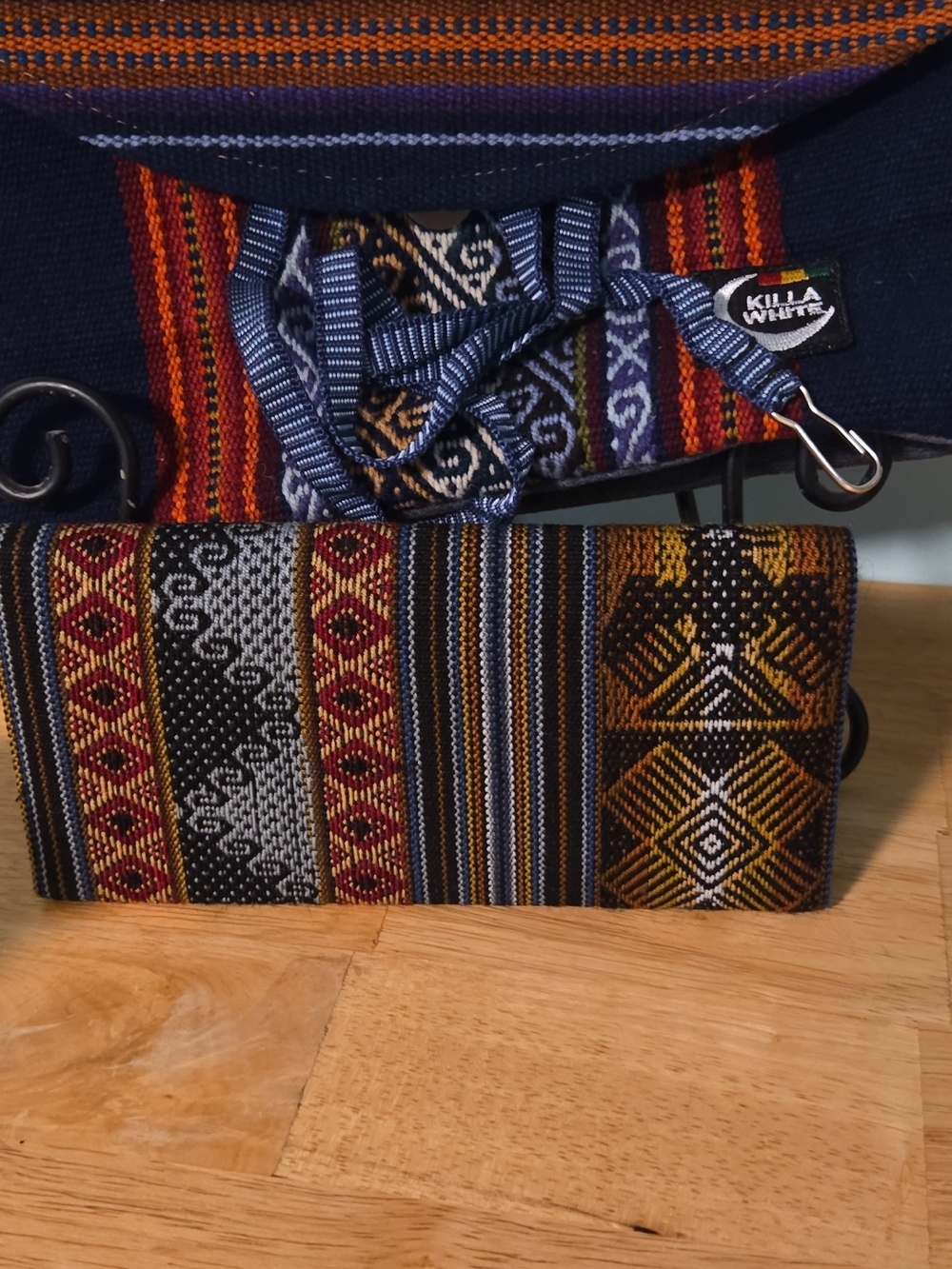 Bundle Of Hand Made Wristlet /crossbody With Wallet Also Woven Material. (#89 - Picture 15 of 15
